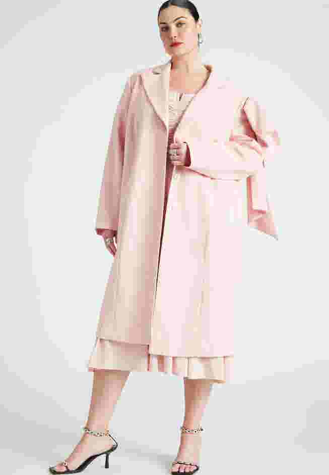 Coat With Bow Sleeve Detail image number 1