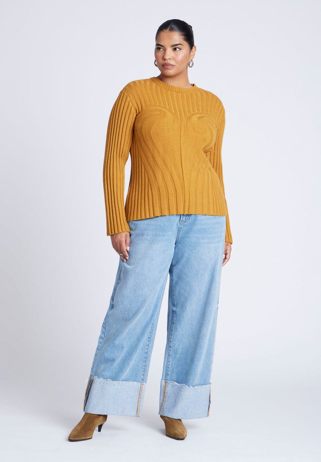Bust Stitch Sweater image number 3
