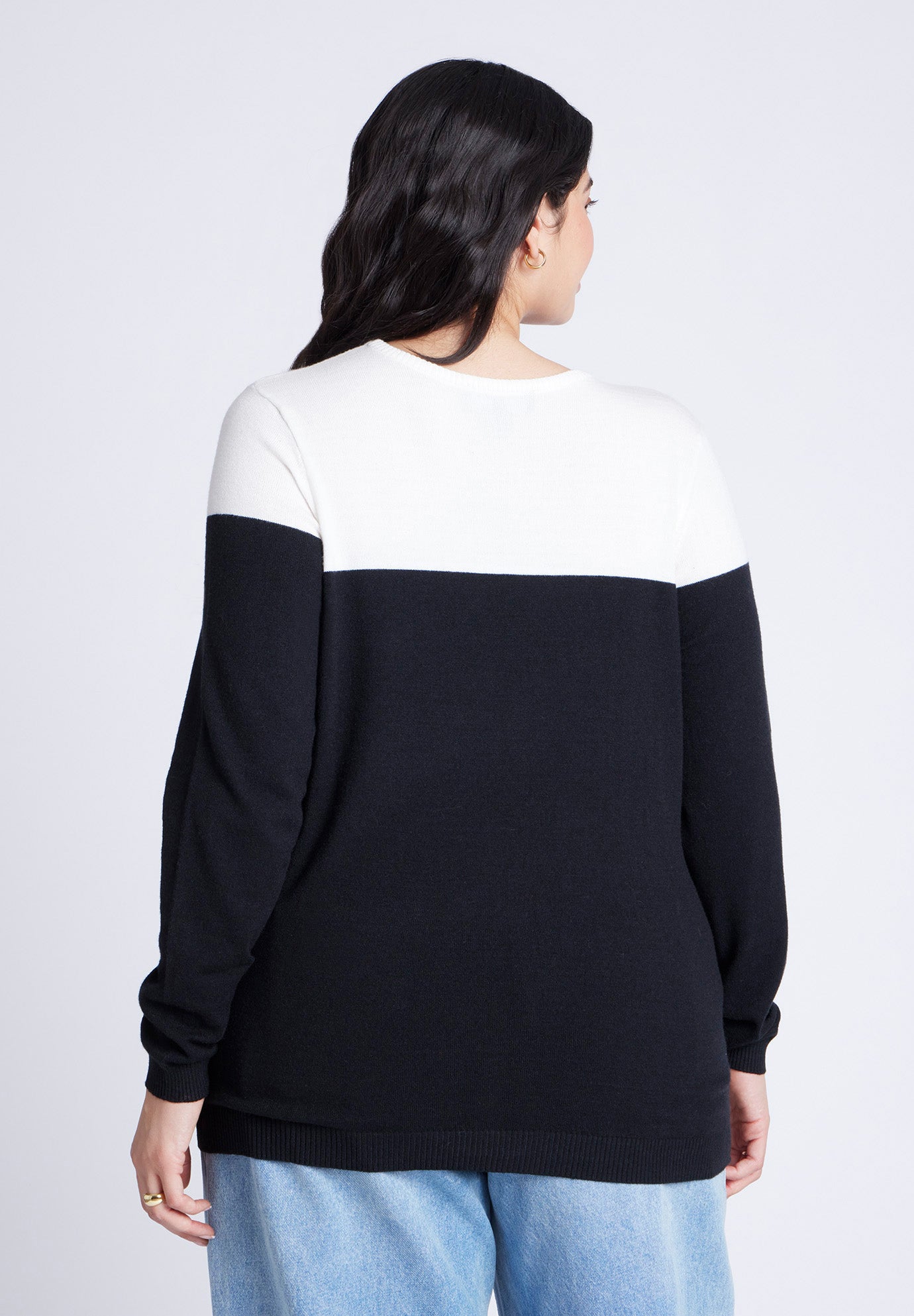 Sweetheart Colorblock Sweater image number 1