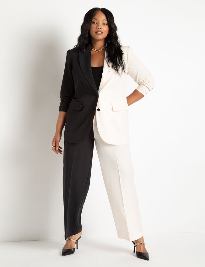 Colorblock Blazer image number null