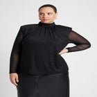 Embellished Strong Shoulder Top image number null