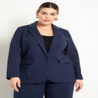 The Ultimate Stretch Long One Button Blazer image number null