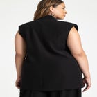 Longline Double Breasted Vest image number null