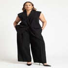 Longline Double Breasted Vest image number null