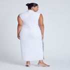 Funnel Neck Knit Dress With Sequin image number null