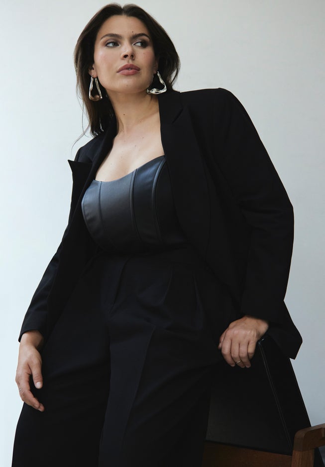 Single Breasted One Button Blazer image number 0