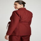 Wide Belt Single Breasted Blazer image number null