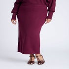 Sweater Column Skirt image number null