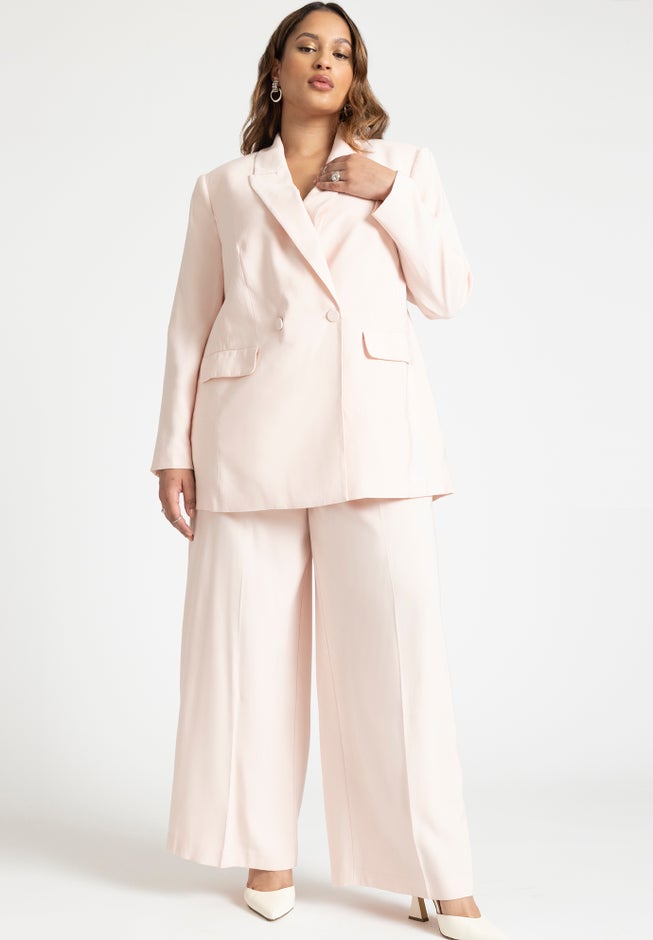 Double Breasted Sharp Blazer image number null