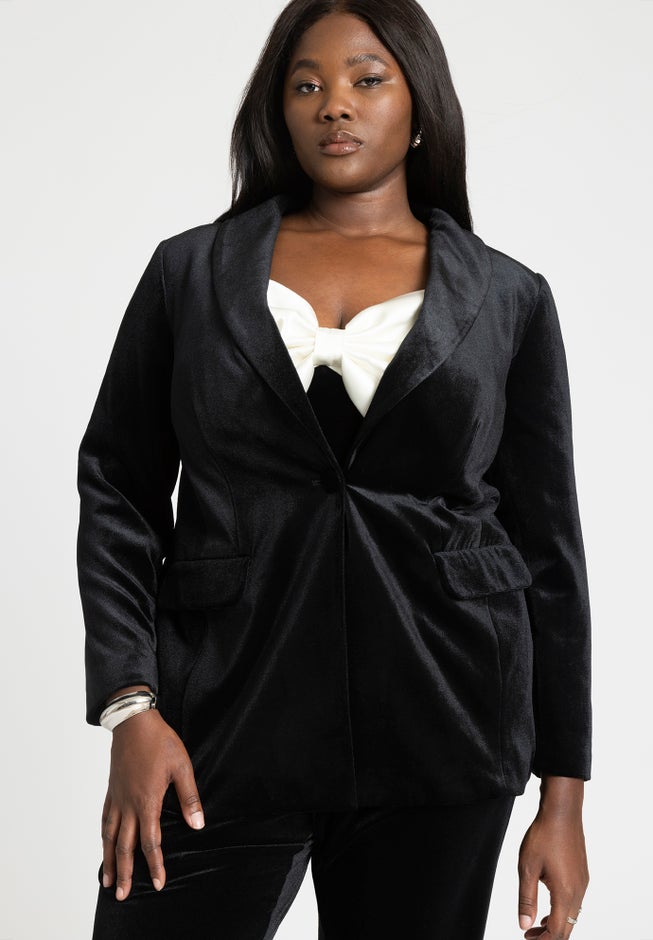 Slim Tuxedo Blazer image number 0