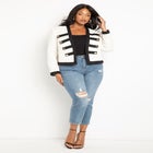 Tweed Detail Blazer image number null