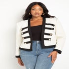 Tweed Detail Blazer image number null