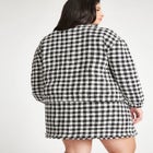 Houndstooth Bomber Jacket image number null