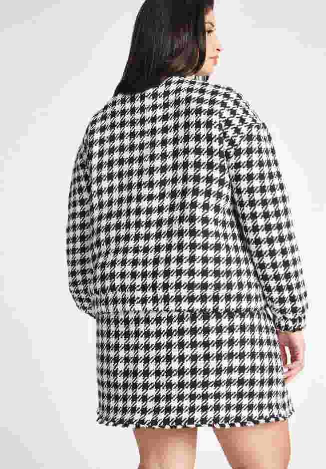 Houndstooth Bomber Jacket image number 1