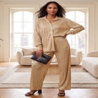 Plisse Wide-Leg Trouser image number 0