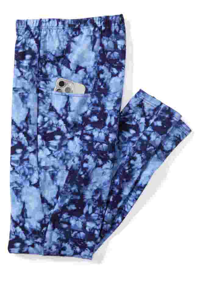 Stretch Cotton Printed Pocket Legging image number 3