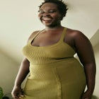 Racer Back Sleek Knitted Tank image number null