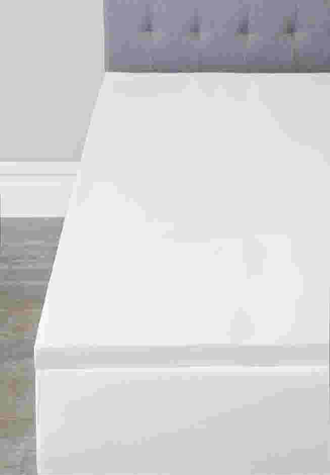 2" Memory Foam Mattress Topper with Cover image number 0