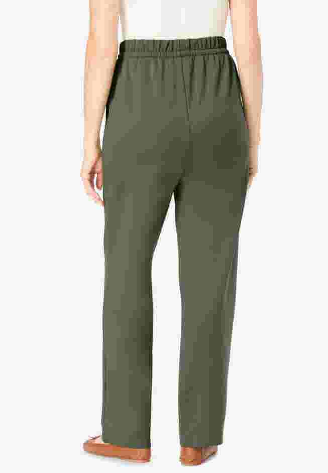 Easy Going Knit Pull-On Drawstring Pants image number 1