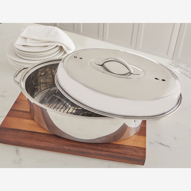 23-lb. Stainless Steel Dome Roaster image number 0