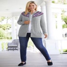 Fair Isle Cardigan image number null