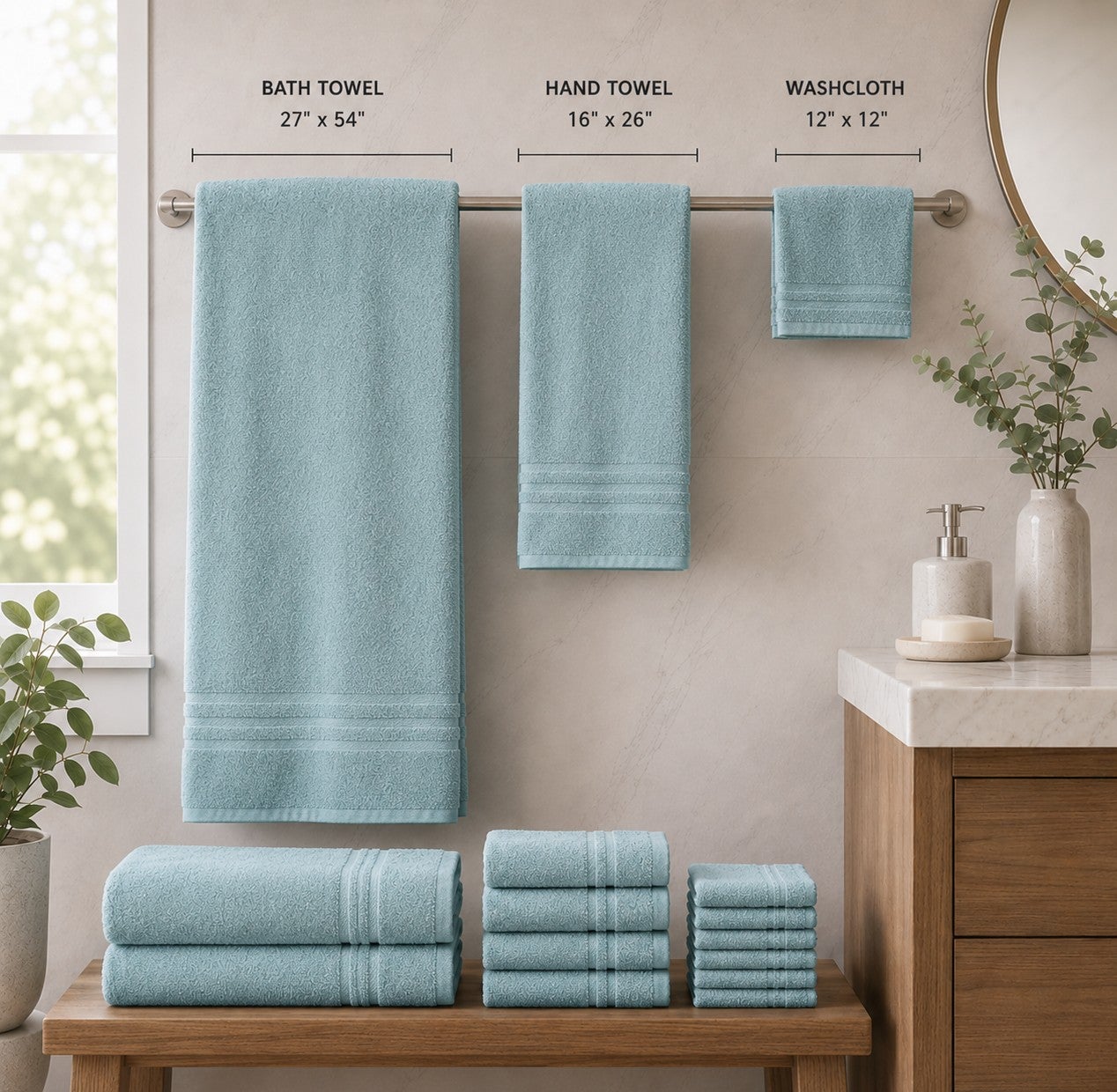 12-Pc. Zero-Twist Bath Towel Set image number 5