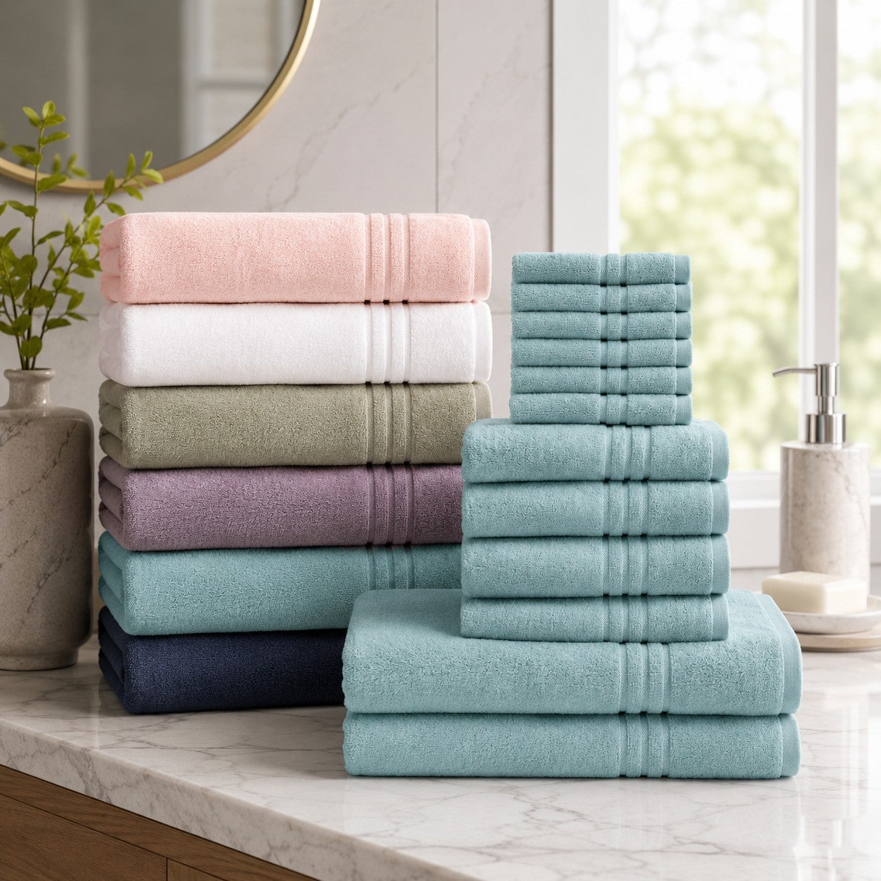 12-Pc. Zero-Twist Bath Towel Set image number 6