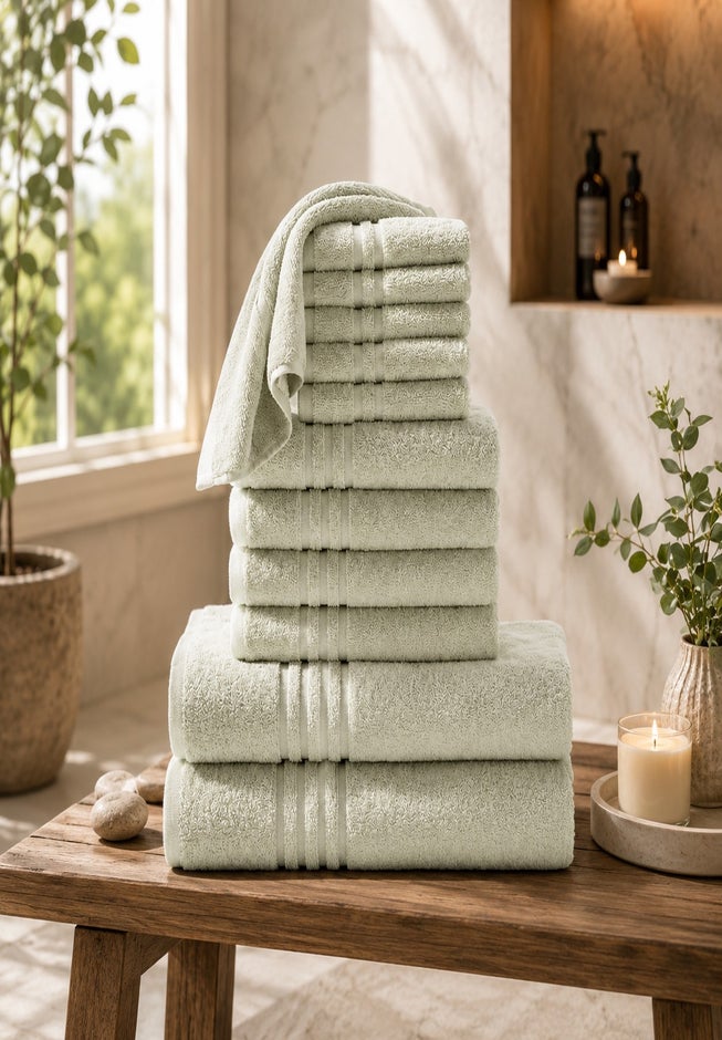 12-Pc. Zero-Twist Bath Towel Set image number 7