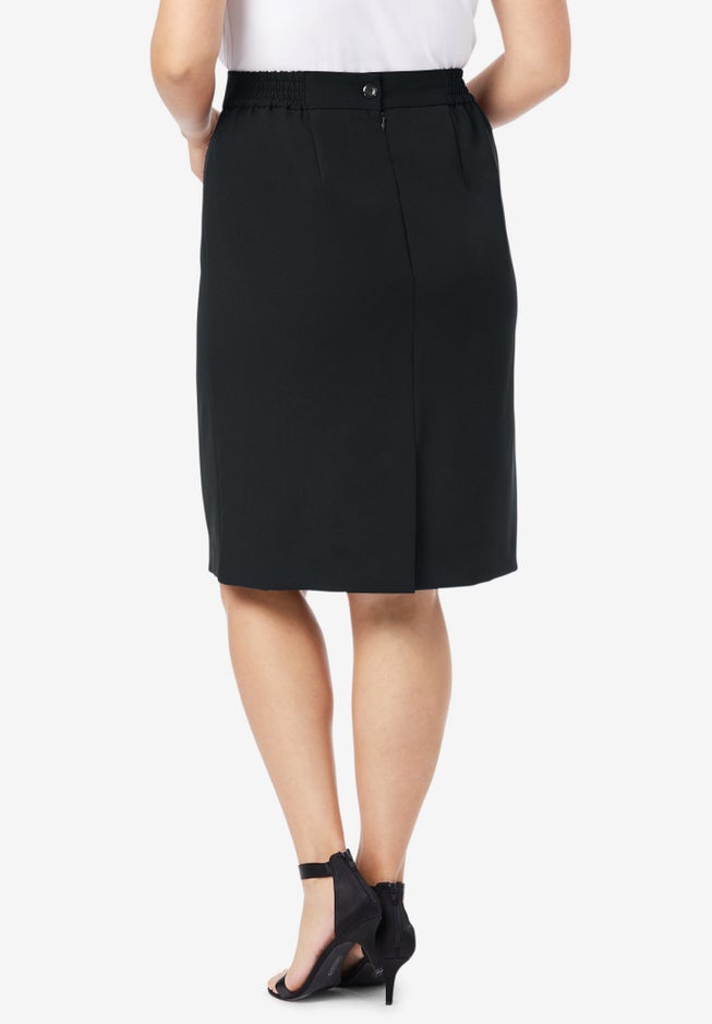 Tummy Control Bi-Stretch Pencil Skirt image number 2