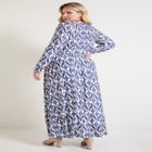 V Neck Maxi Dress image number null