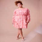 Ruffle Detail Mini Dress image number null