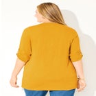 Embroidered Buttonfront Tunic image number null