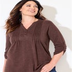 Impossibly Soft Half-Button Swing Top image number 3