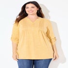 Impossibly Soft Half-Button Swing Top image number 0