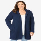 Hoodie Shaker Zipper Cardigan Sweater image number null