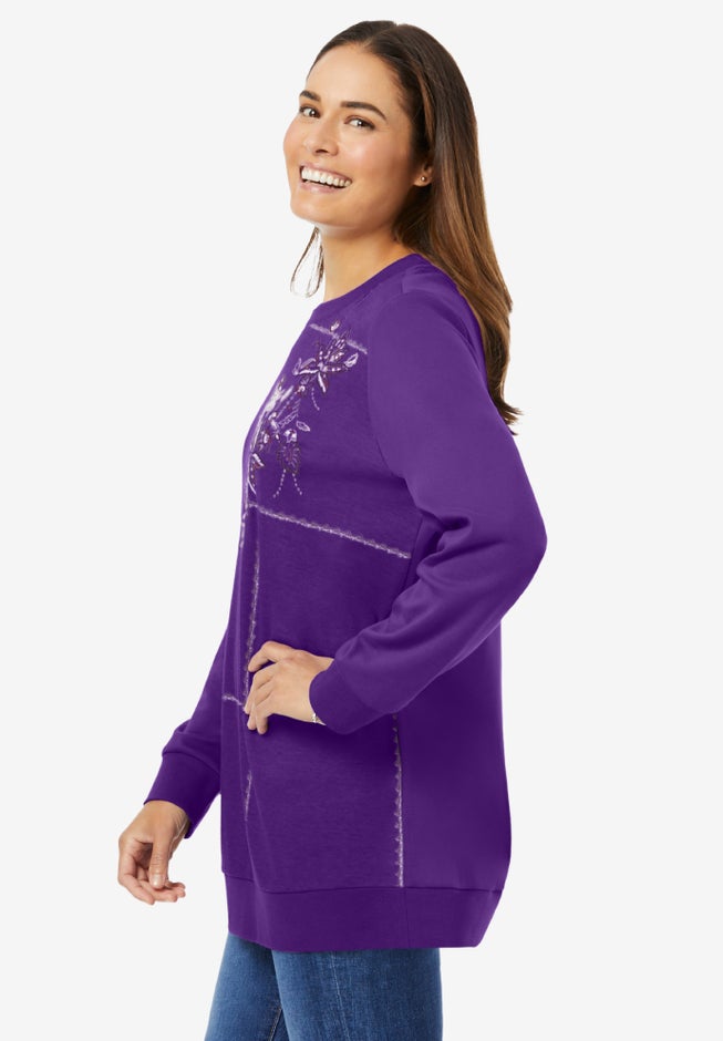 Patchwork Embroidered Top image number 2