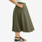Soft Ease Midi Skirt image number null