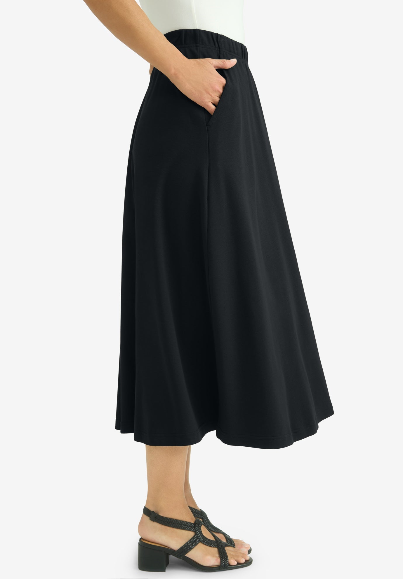 Soft Ease Midi Skirt image number 1