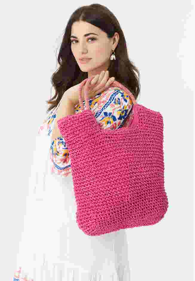 Straw Tote Bag image number 0