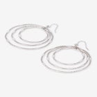 Layered Circle Drop Earrings image number null