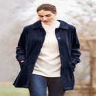 Pleat-Back Corduroy Jacket image number null