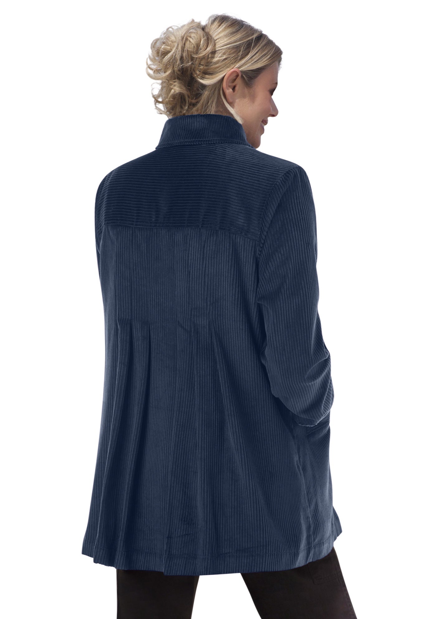 Pleat-Back Corduroy Jacket image number 1