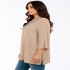 Hand Crinkled Embellished Tunic image number 2