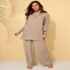 Hand Crinkled Embellished Tunic image number 0