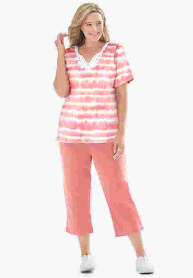 2-Piece Tunic and Capri Set image number 0