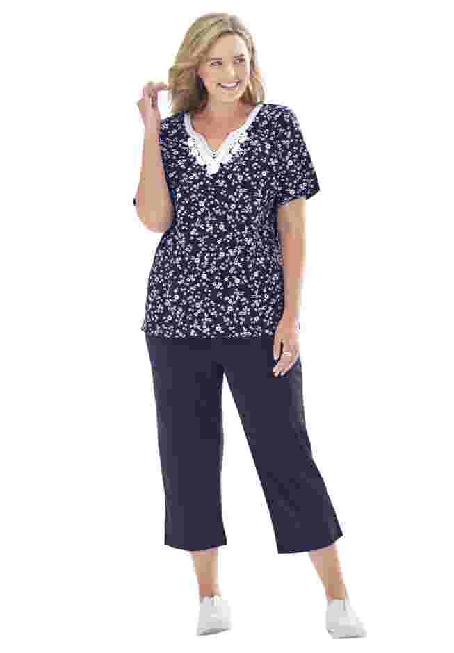 2-Piece Tunic and Capri Set image number 0