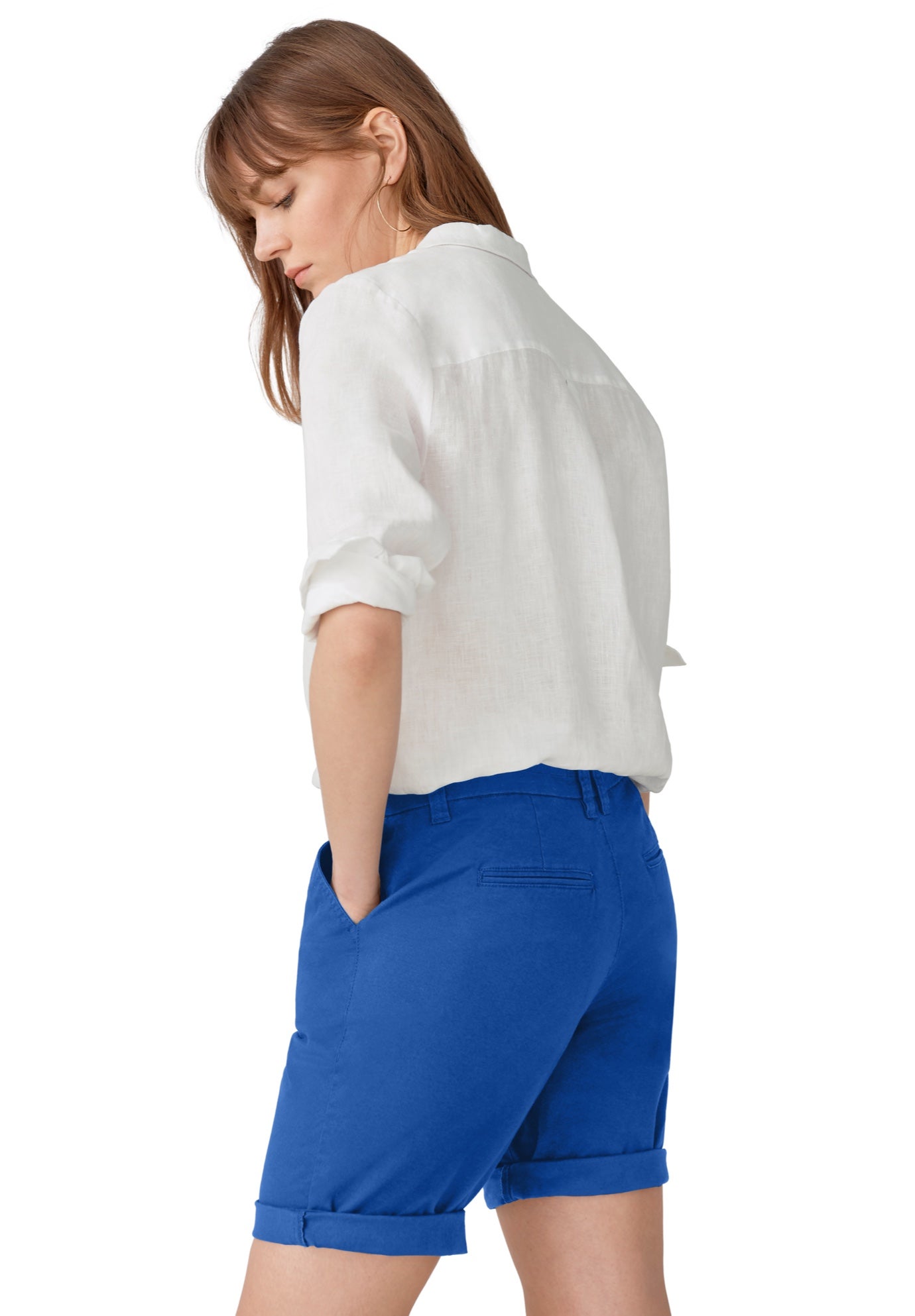 Mid-Rise Stretch Chino 4-Pocket Bermuda Shorts image number 1