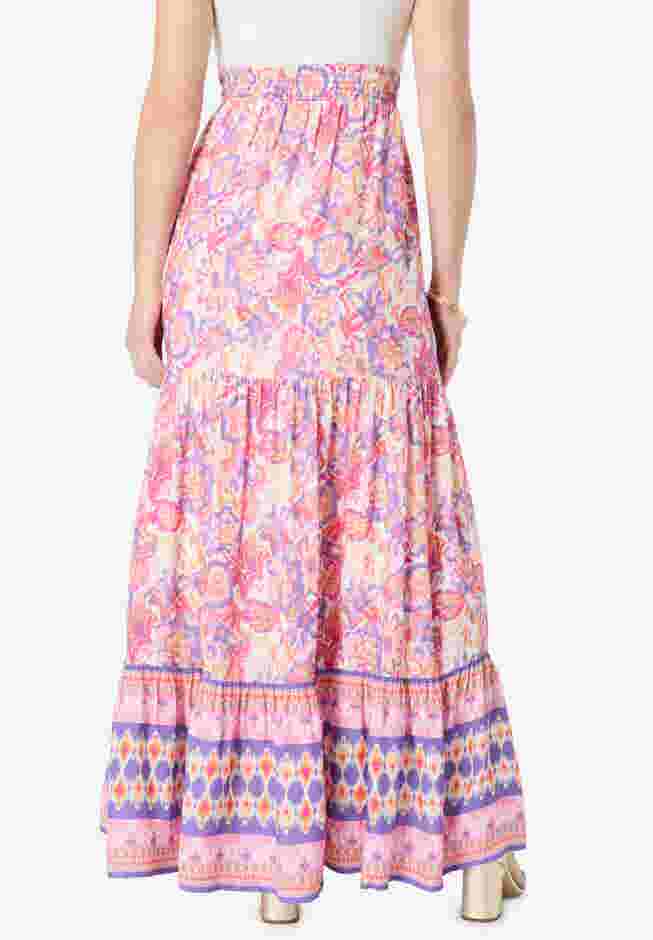 Tiered Maxi Skirt image number 1