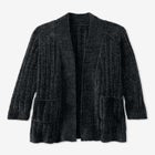 Open Front Chenille Cardigan Sweater image number 1