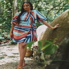 Open Back Cording Mini Dress image number null